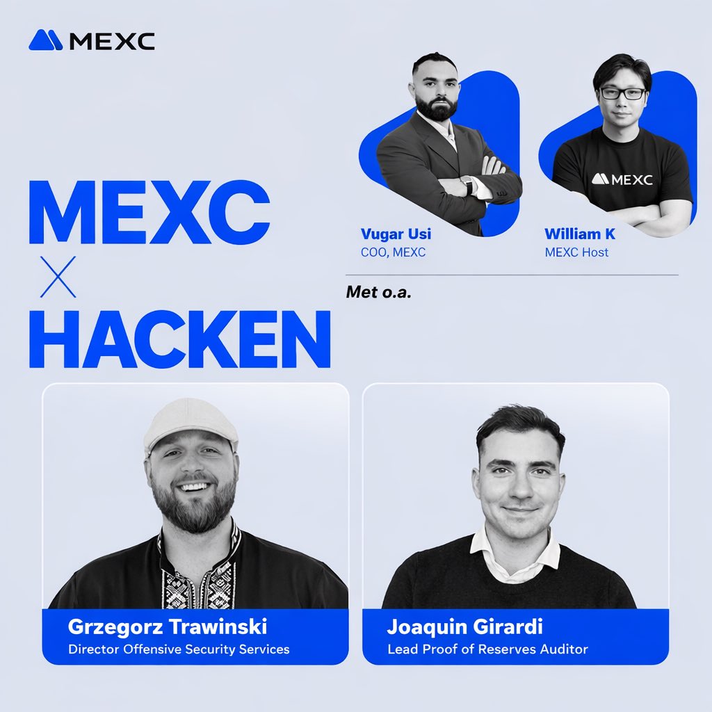 🔍 Hoe transparant is een crypto exchange? | MEXC × Hacken AMA Hoe kunnen  gebruikers echt verifiëren dat een exchange veilig en transparant is? 👀 In  deze exclusieve AMA gaat MEXC COO