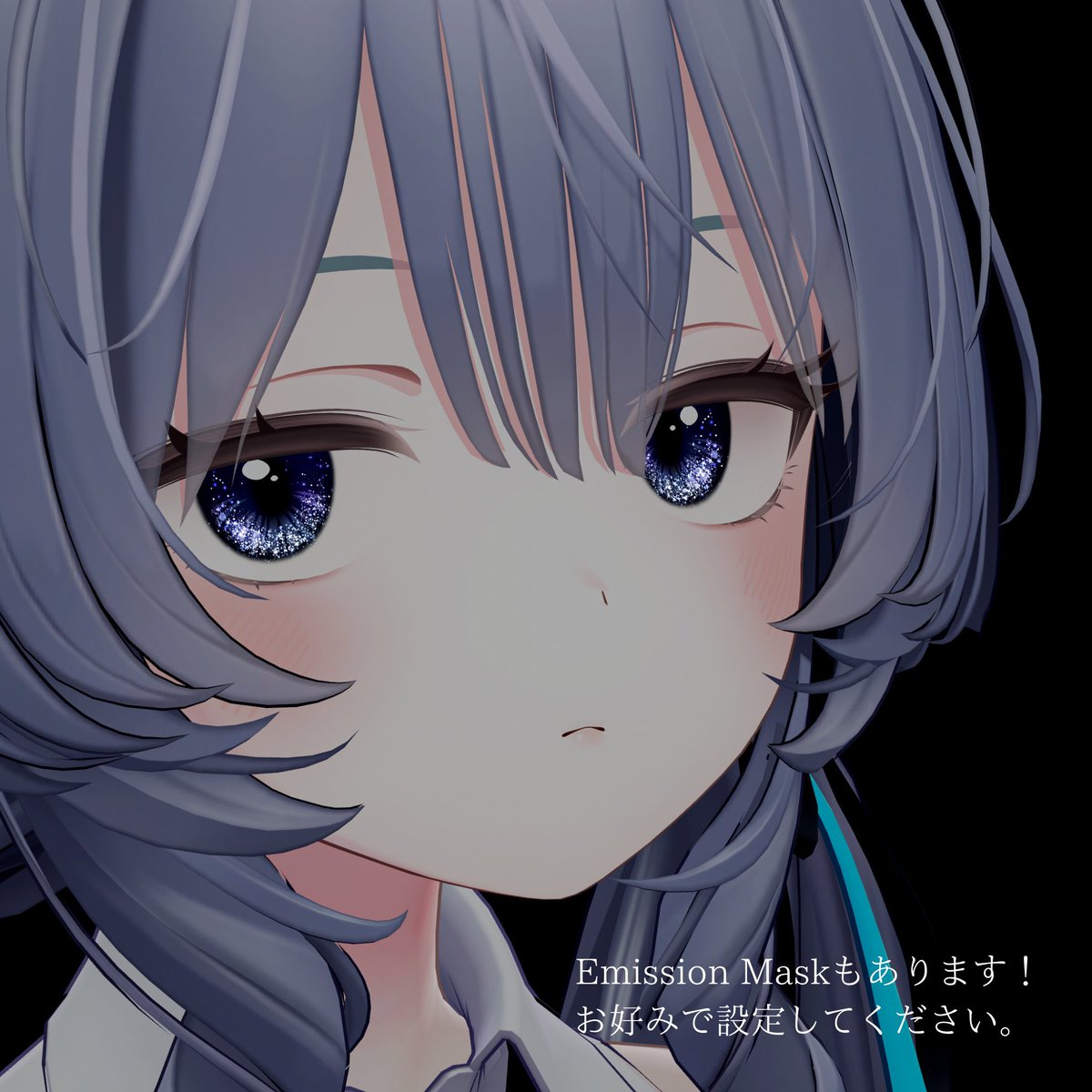 VRC_082's tweet image. #VRC_おやつ工房
【祝🎉発売しました〜〜】

ラムネちゃん用 Eye Texture
『Starglow Iris』
- 星空イメージのEmission Mask付属 -

ラムネちゃん好きに届け！！！
拡散だけでも！よろしくお願いしますっ✨

#VRChat #Ramune3D
⬇️Boothページ⬇️