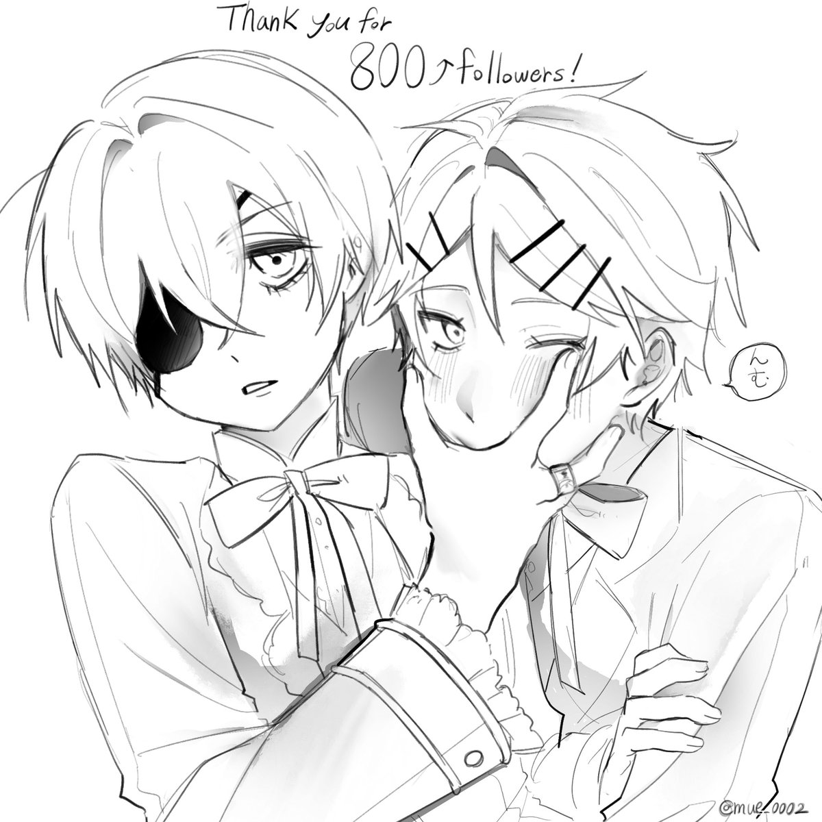 mue_0002's tweet image. ありがとうございます🌟🖤