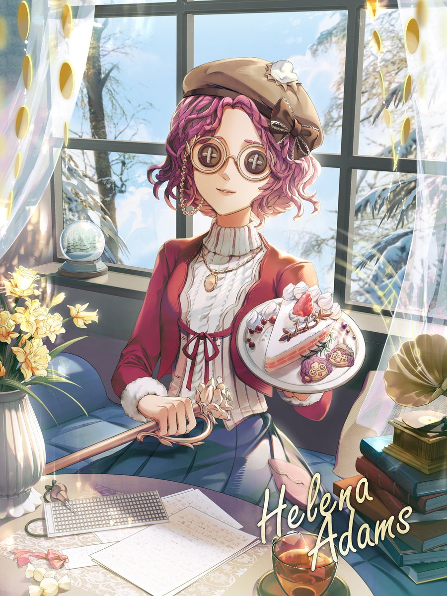 1月13日は心眼
ヘレナ・アダムスの誕生日

愛する文学に囲まれ
文字を綴り続ける。

愛する師の手を取り
この未来を頭の中で
ずっと文字と絵に描いていた。

#IdentityV
#第五人格
#第五キャラの日
#ヘレナ・アダムス誕生日2026
#心眼