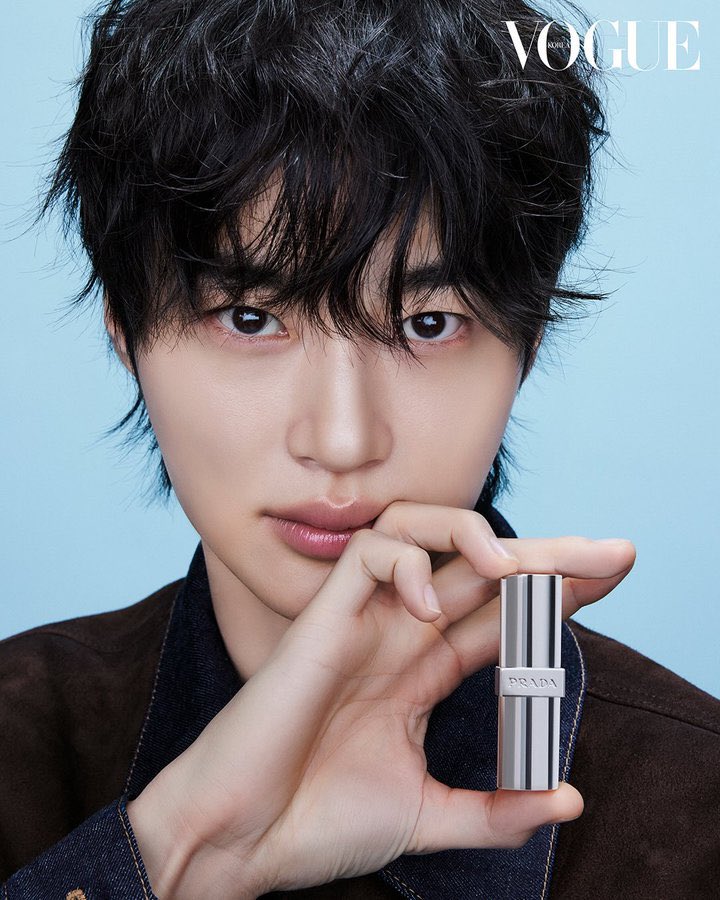 #ByeonWooSeok x Prada Beauty for Vogue Korea