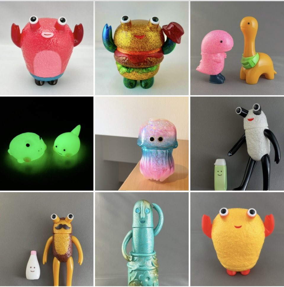 chima group ちまグループ　カニコロ怪獣サプライズ　ソフビ カニコロ怪獣サプライズ🦀 復刻盤＋ クリアサプライズオリジンカラーを