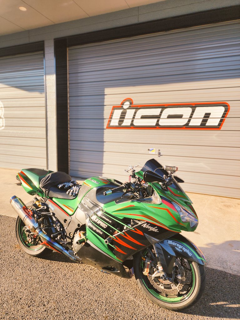 ICON行って、ただいま😃🏠 #ZX14R #ICON