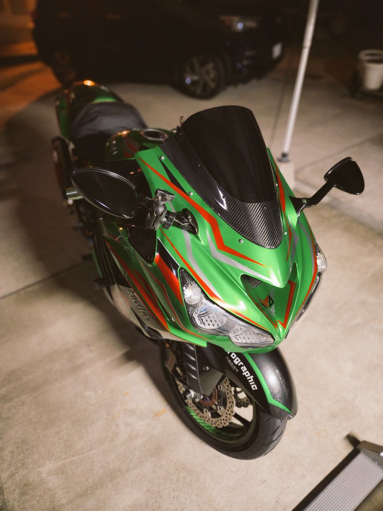 ICON行って、ただいま😃🏠 #ZX14R #ICON