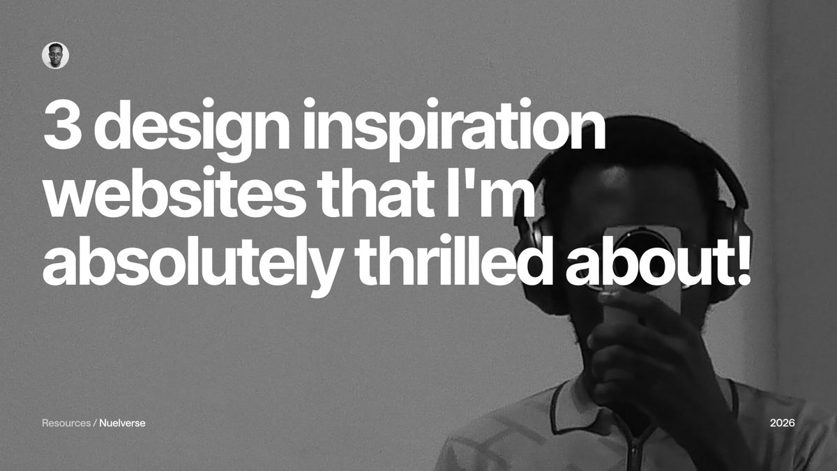 3 design inspiration websites that I'm absolutely thrilled about!
