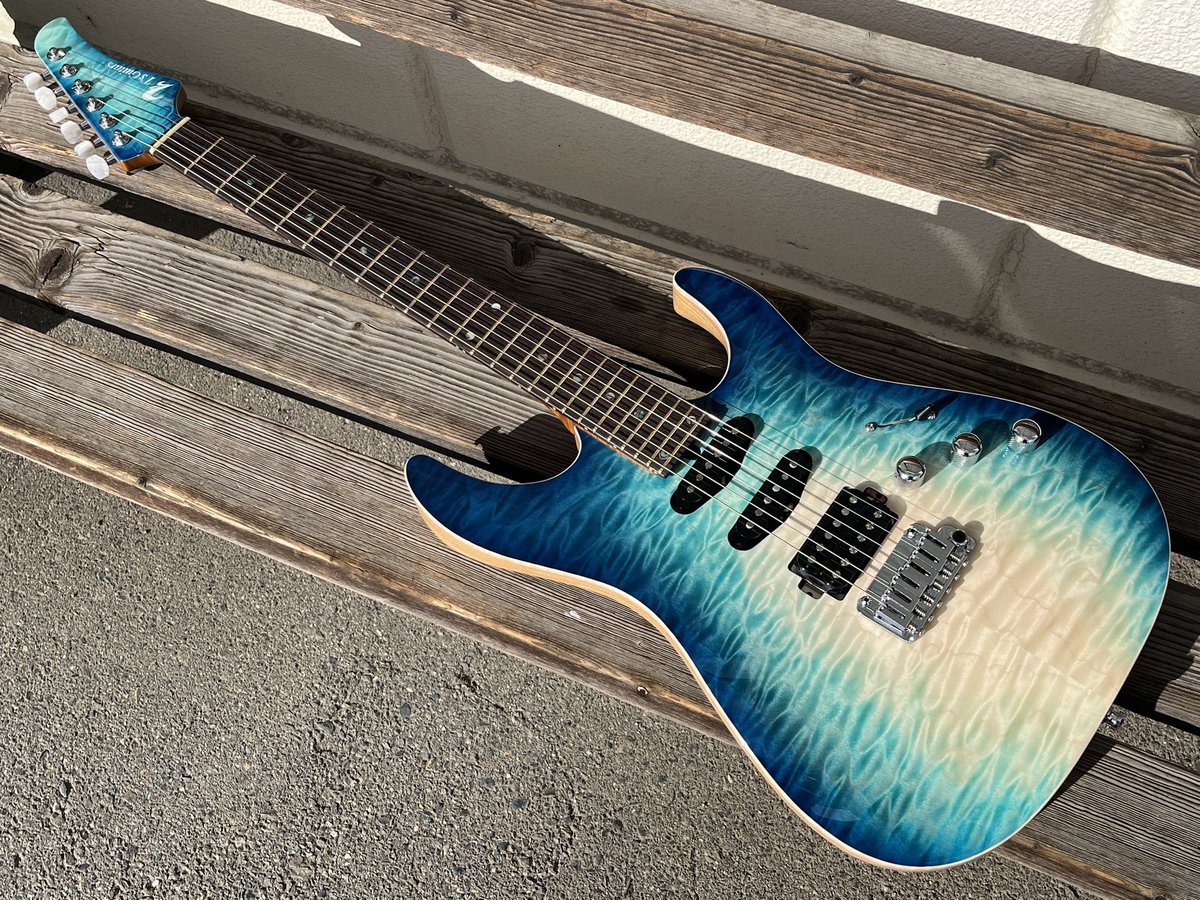 ぽちT's guitars Arc-STD 5A Quilt maple ぽちT's guitars Arc-STD 5A Quilt maple ぽちT's guitars Arc-STD 5A