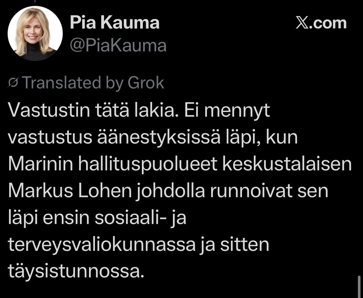 Kysyin miksi Yeliä hoidettu näin hitaasti kun he hallituksessa?

Kauma vastaa itsestäänselvyydellä vastustaneensa lakia oppositiossa Marinin kaudella. 🤔

Ja blokki perään.

Tuntuuko siltä, että YEL-muutos on hyvissä käsissä Kokoomuksen rukkasissa?