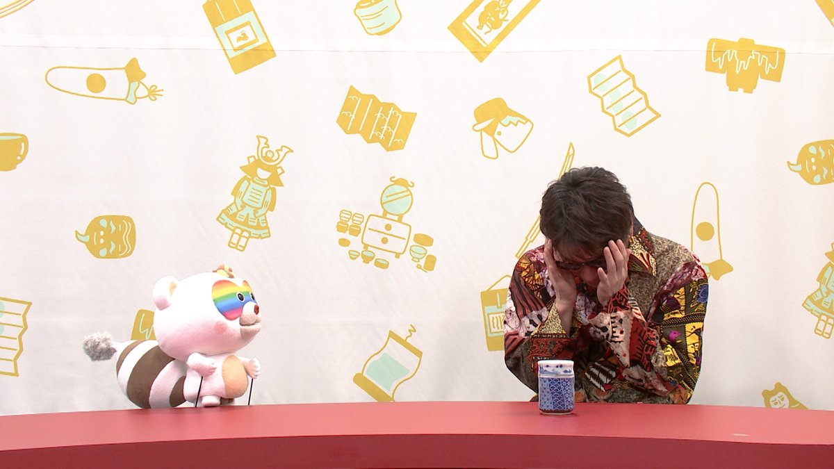 今日25：00～の #ムジナバケール は❓🌈

どうも！バケールくんデス‼️🍃今日は久しぶりにみんなと会えるネ！ 🫶

今回はついに❣️
あの有名武将に愛された刀⚔️をともださんが立体切り絵にバケールしちゃいマス🌈
ともださんの作品に思わず安田くん頭抱えちゃってマス🫠
見てネ！！ 😆