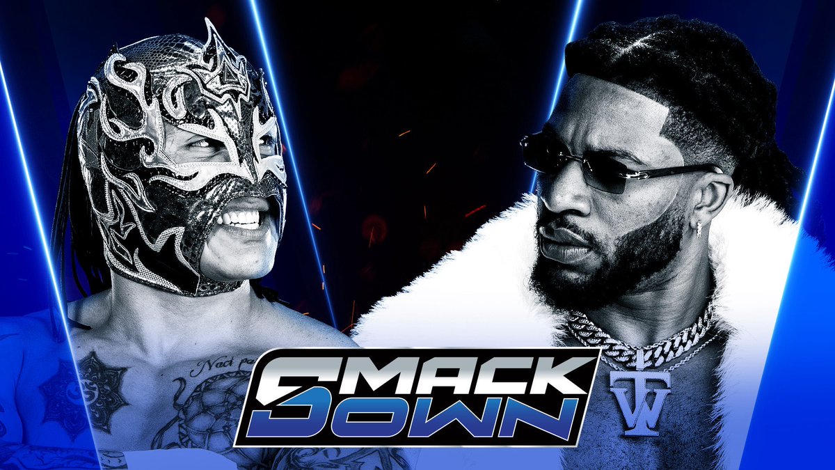 Berlin are you ready?
For first time ever Rey Fénix VS Trick Williams.
Tonight at @wwe Friday night  SmackDown 🔵 

#AN1M0 #MexaKing