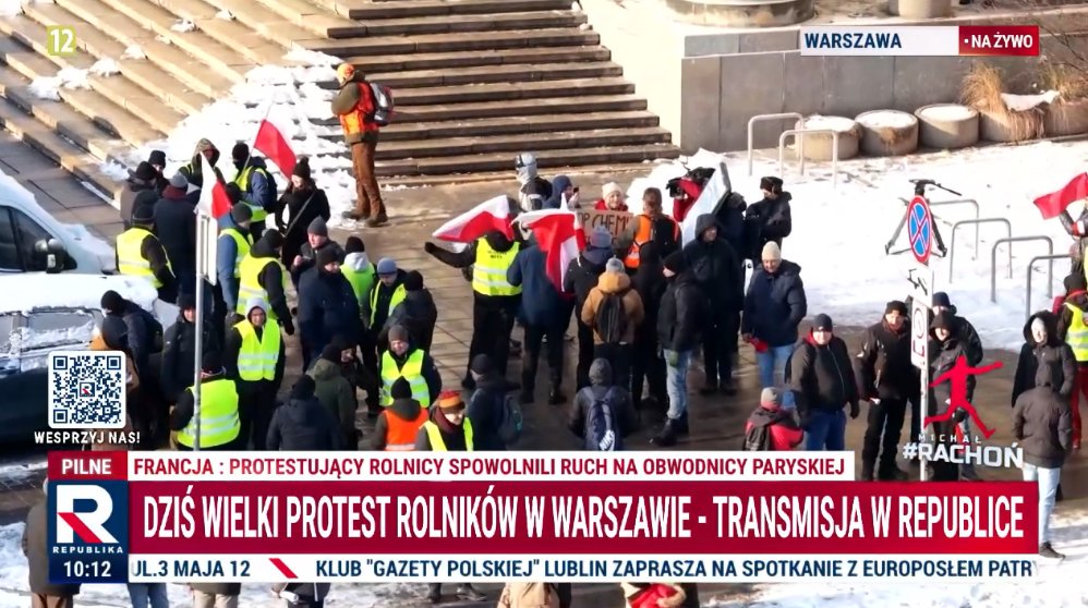 Widzę, że na proteście rolników pani trzyma transparent "Stop chemii z Mercosur".
Może ktoś powinien im wyjaśnić, że produkty sprowadzane z krajów Mercosur będą musiały spełnić te same wymogi bezpieczeństwa, co żywność unijna?🤔 Smutne, że do tej pory nikt im tego nie powiedział