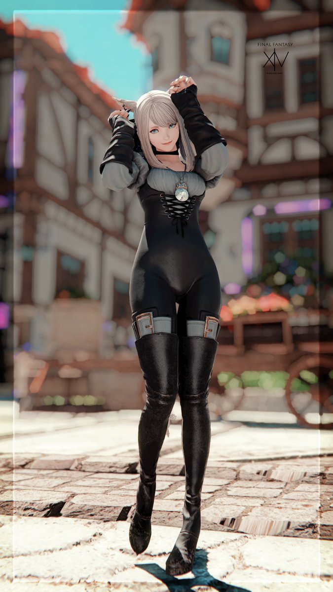 零式息抜きにガーネット服
#ミコッテ