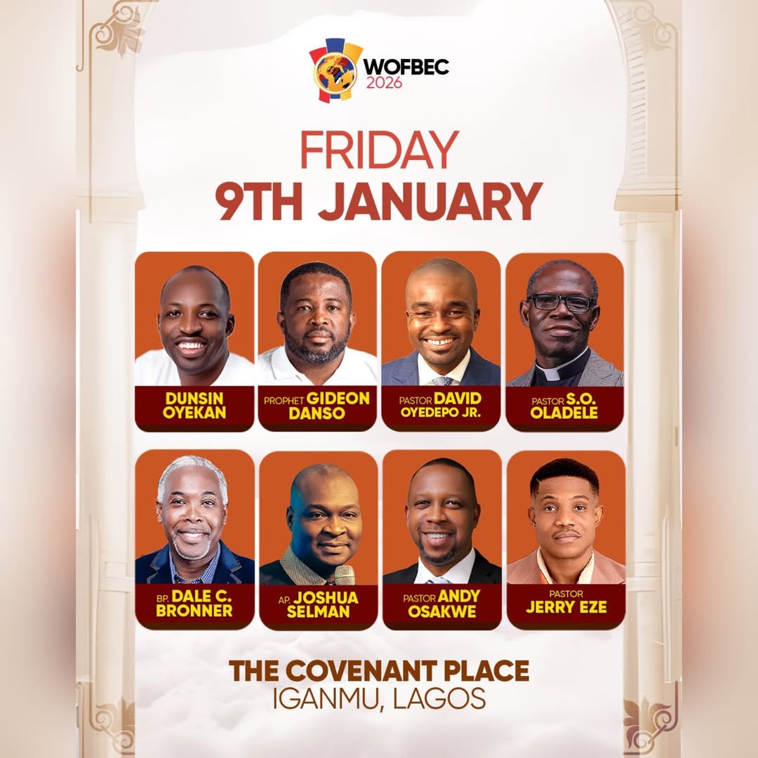WOFBEC's tweet photo. Welcome to Day 8 of the World Faith Believers Convention #WOFBEC2026, and this is today's lineup!  

Join us to wholeheartedly receive all that God is giving to you today. 

#TheCovenantNation 
#ThyKingdomCome
#WOFBEC https://t.co/aVYdVPz6tR