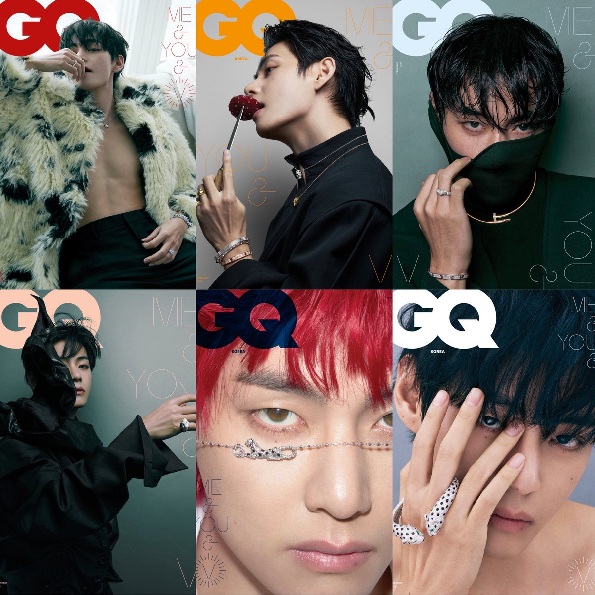 韓国雑誌 GQ KOREA 2026.2月号 🏷️表紙 - BTS V テテ表紙の雑誌 予約