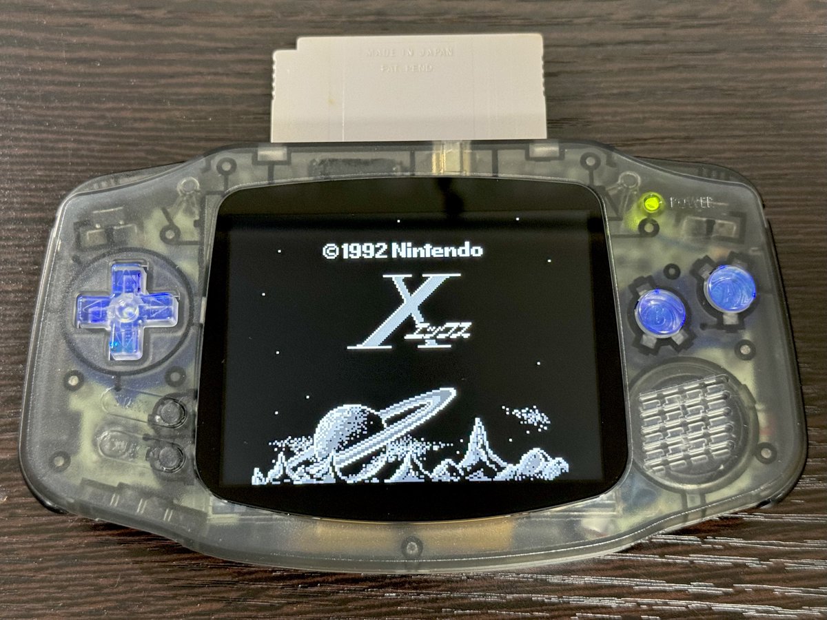 ディスプレイモードをGBAからGBCに変更すると、GG、GBCのゲームがフル画面で遊べるようになるのはいいね👍
