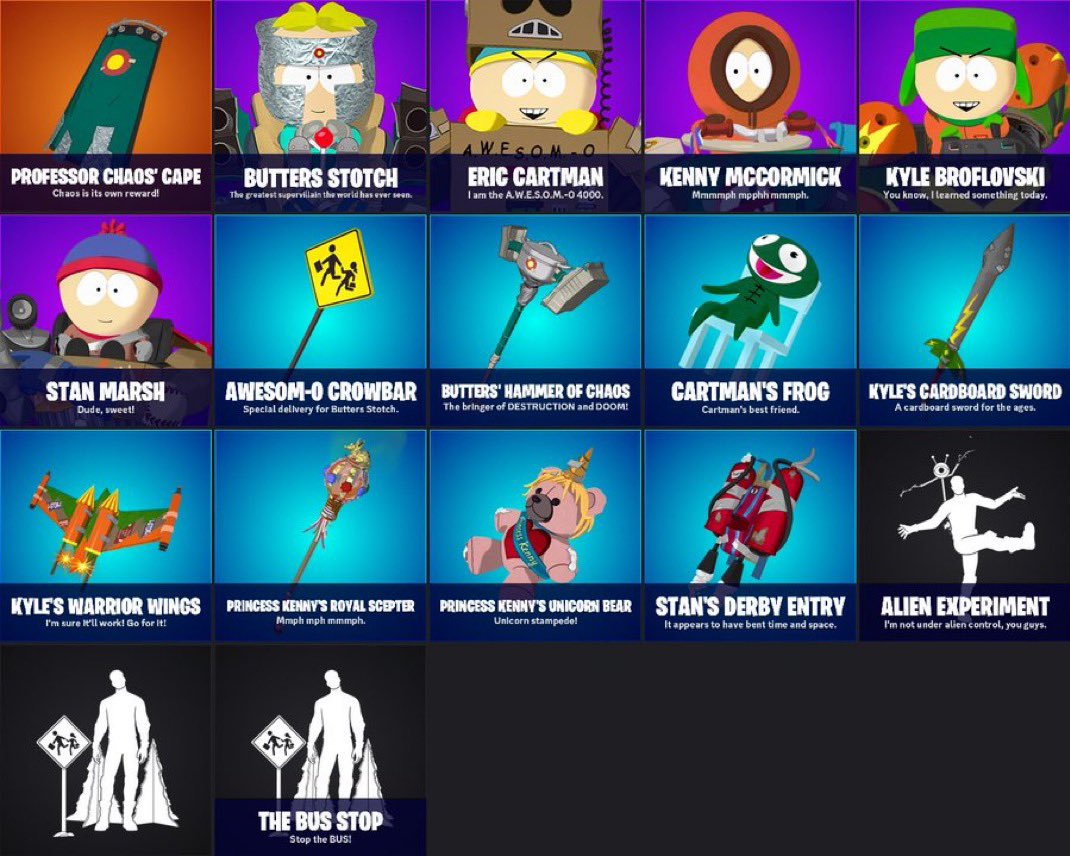 Like and reply if you want a 5,000 V-Bucks code to get the whole South Park Bundle!

Multiple winners, so lock in 👀