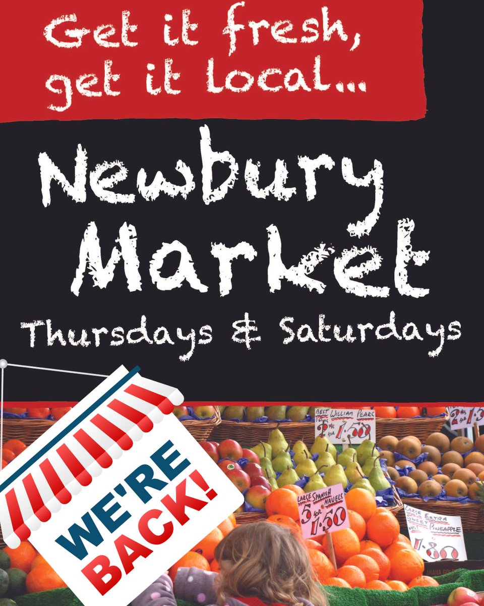 🎉 Happy New Year from Newbury Market! 🎉
We’re back and ready for 2026! Join us every Thursday and Saturday in the Market Place for your favourite stalls, local produce, and great finds.
See you there! 🛍️✨