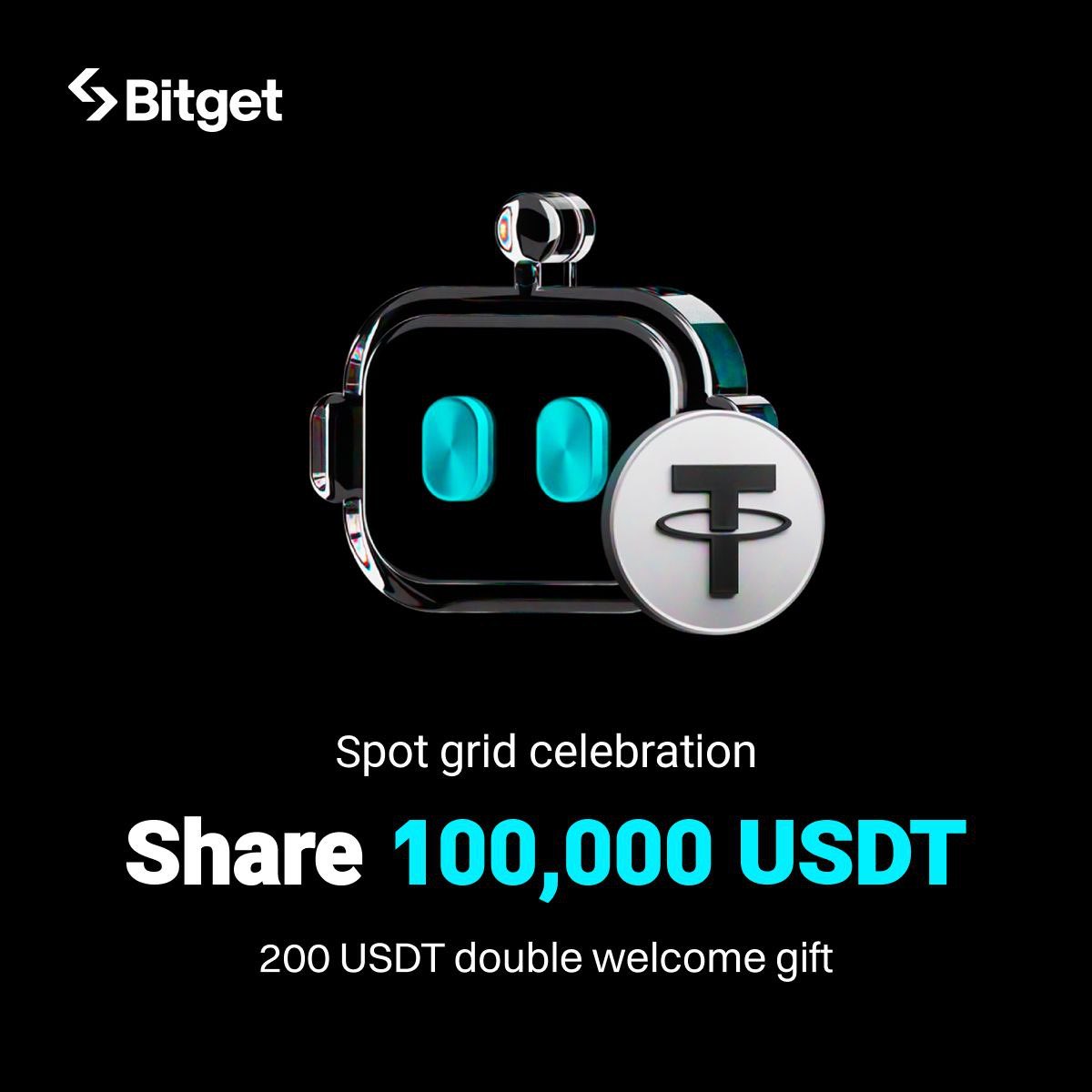 🔥 Bitget Spot Grid Promotion is LIVE! 🔥 Redeem 200 USDT and share a  massive 100,000 USDT prize pool 💰 Put your grid trading strategy to work  and earn more automatically 🤖📈