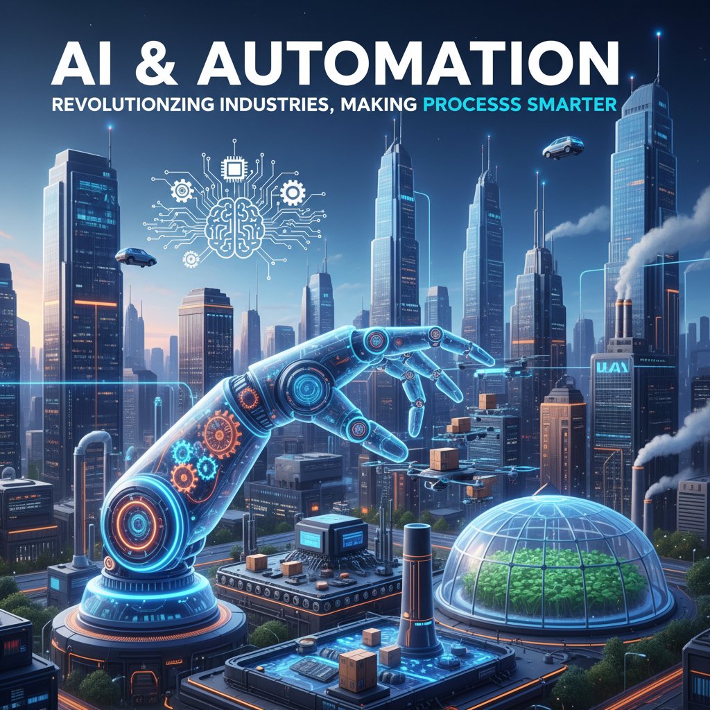 AI &amp; automation are revolutionizing industries, making processes smarter