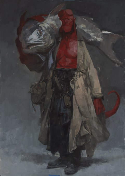 BPRDPanel's tweet image. HELLBOY 

by @OurPaintedLives