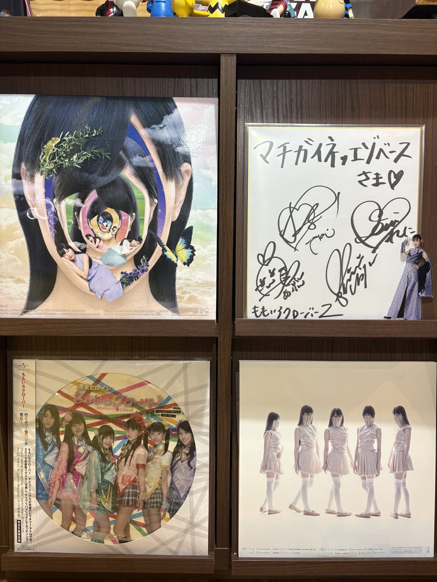 ついにうちにもももクロちゃんのサインがきたよ🥹✨