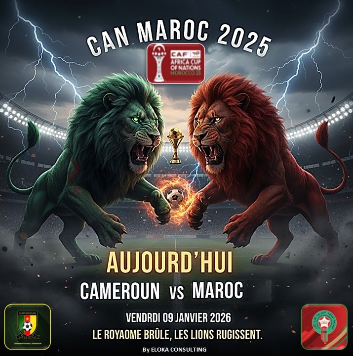 Meddiori's tweet photo. Jour de Match. @canmaroc2025 
#Cameroun  @LIndomptables 🇨🇲🆚🇲🇦 #LionsDeLAtlas @lionsdelatlass .
La Rencontre Promet d'être #rugissante
@FecafootOfficie  - #Hemle @AllezLesLions https://t.co/vUviI3XvNe