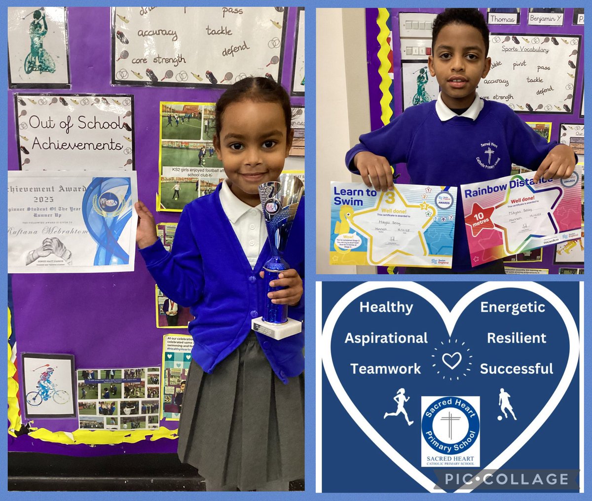 We celebrated some fantastic achievements in swimming and karate this week 💫🥋🏊🏼‍♀️ #HealthyHearts <a href="/NPCAT_Sport/">NPCAT Sport</a>