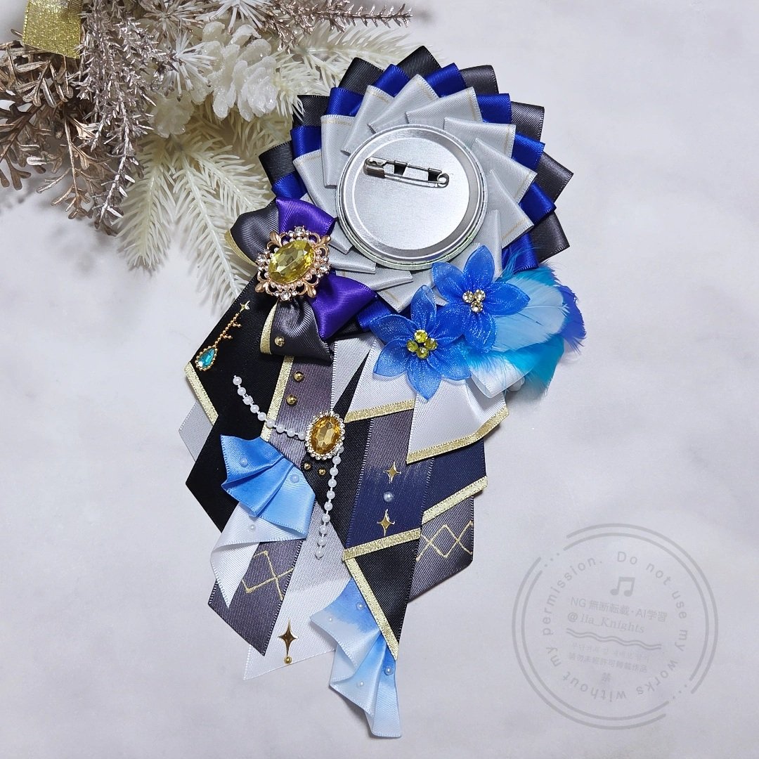 ばぁうくん ロゼット ☪︎┈┈┈┈‧✧̣̥̇‧┈┈┈┈☪︎ モチーフロゼット スカウト