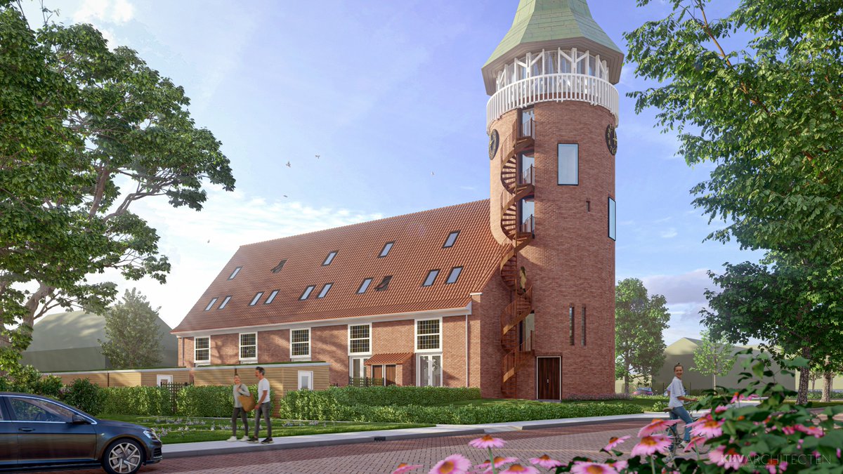 Divine Living - Vijf luxe woningen in een voormalige kerk (Torenwoning). landerije.nl/woningaanbod/f…