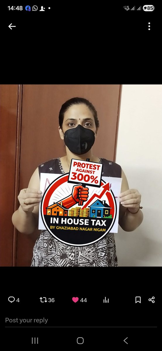 बिना पर्याप्त सुविधाओं- टूटी सड़कें, कूड़ा, टूटी नालियों,  के रहते 300% ग्रहकर मैं वृद्धि कर नगरनिगम न जाने जनता को क्यों लूटने में लगी है?मुझे इस वृद्धि से ऐतराज हैl इस निर्णय को वापस लिया जाए <a href="/CMOfficeUP/">CM Office, GoUP</a> <a href="/UPGovt/">Government of UP</a> <a href="/AMRUTCityGzb/">Ghaziabad Nagar Nigam</a> <a href="/AayuktaNagar/">Nagar Aayukta Ghaziabad</a> <a href="/myogiadityanath/">Yogi Adityanath</a> <a href="/UjjagerR/">Ujjager Foundation(Regd)</a> <a href="/gzbcollab/">ours Ghaziabad Collaboration</a>