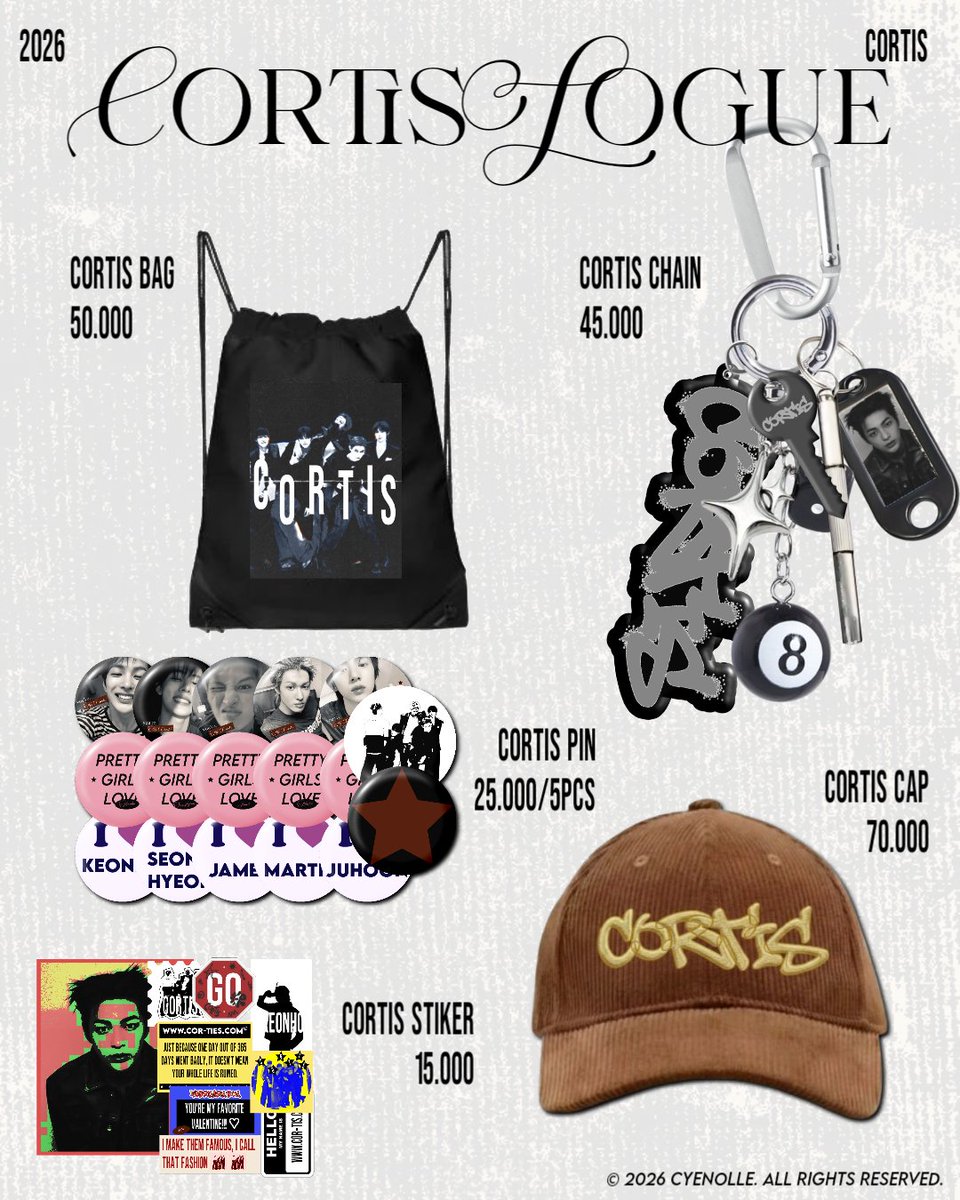 cyenollestudio's tweet photo. help rts and like are apreciated! ❤️

OPEN PRE-ORDER FAN-MADE MERCH CORTIS AND KPOP BY CYENOLLE

🗓 pre-order start from 09 Januari 2026-20 Januari 2026
🖇 https://t.co/GihNdPkTf4

[scroll down catalogue specifications]
tags. keychain cortis pin bag cap fanmade merch https://t.co/ZSEEa4lfvc