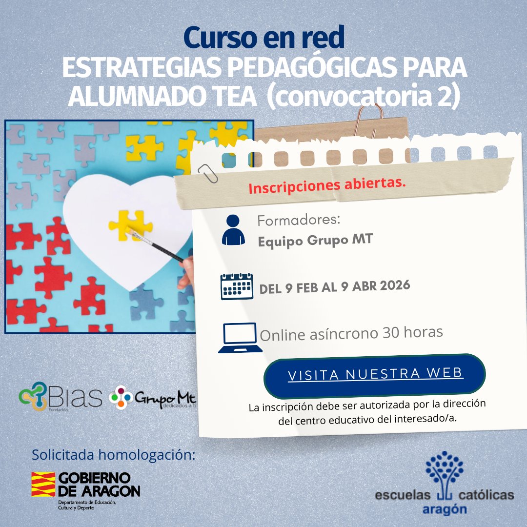 Más información e inscripciones:
ecaragon.es/formacion/