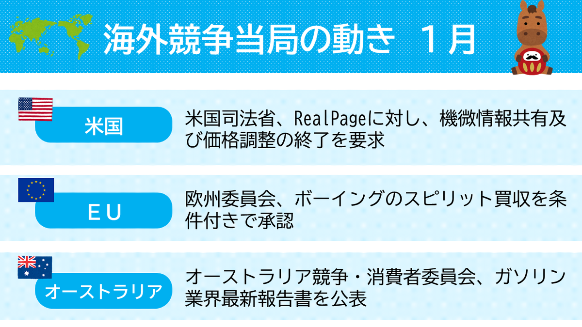 米国会社法 海外当局の動き🆕2026年1月】 #米国司法省、RealPageに対し、機微情報