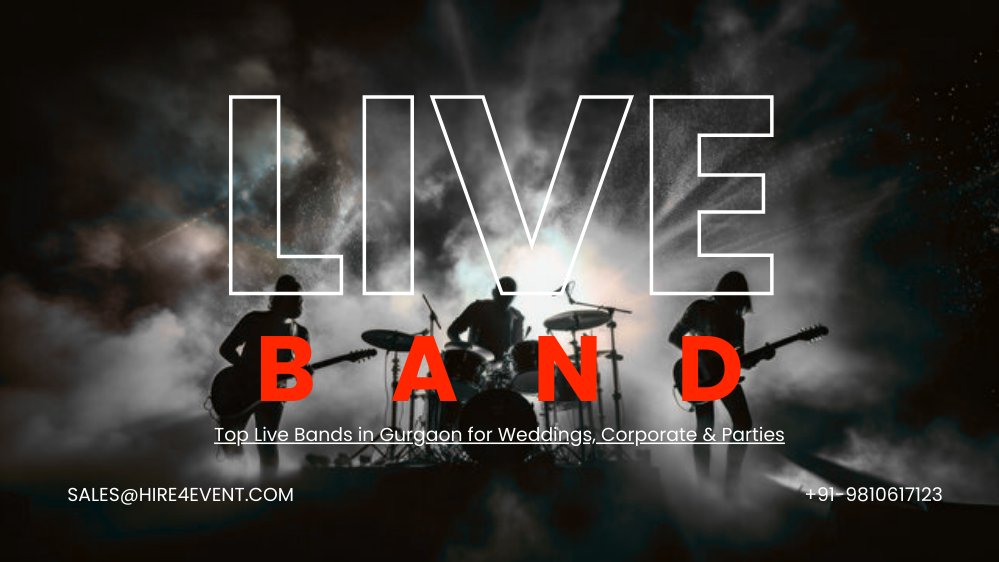 hire4eventcom's tweet photo. Make your event memorable
Book live bands in Gurgaon for weddings &amp; corporate parties that truly engage.

+91-9810617123 | sales@hire4event.com

#LiveBandInGurgaon #WeddingEntertainment #CorporateEvents #GurgaonEvents #hire4event

👉 https://t.co/DJUOKOAbPM https://t.co/IXkOihrB0Z
