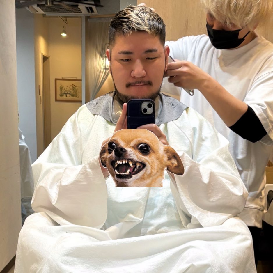 ちょっと整えに✂️