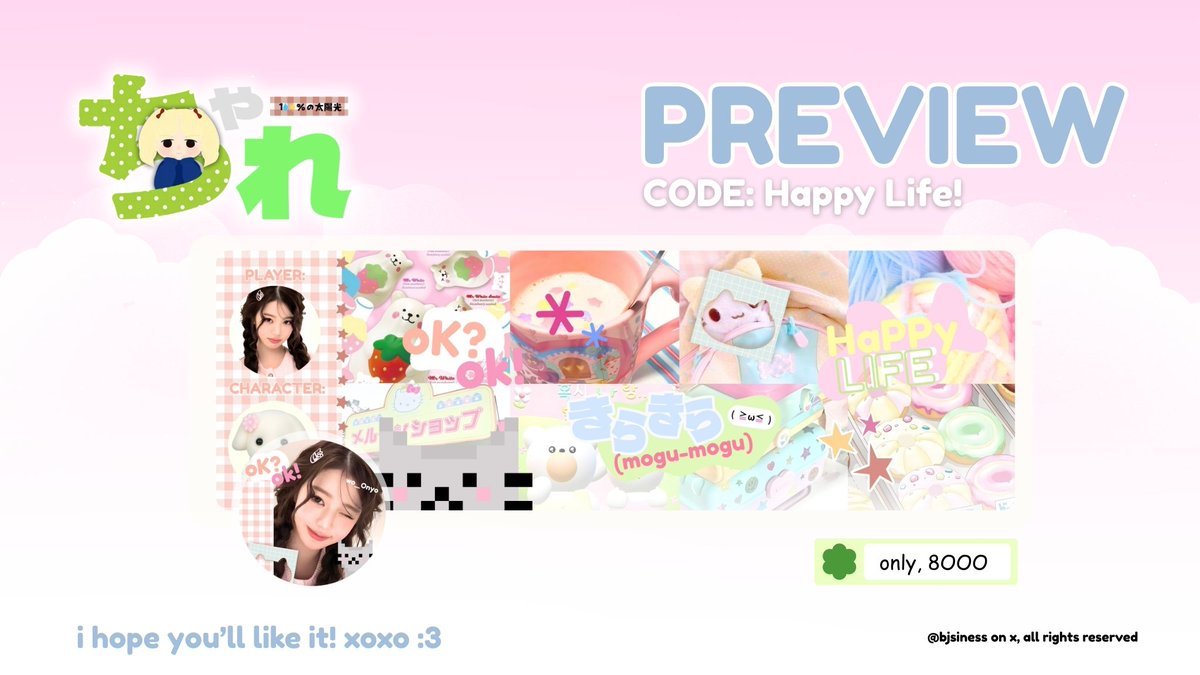 bjsiness's tweet image. help me for repost this? ありがとう! 🌻

mOshi-mosh ☎️ aku ada layout ready stock Wonyoung seharga 8K &amp;amp; 6K yang bisa langsung kamu jemput sekarang! (free retext okie!) 👩🏻‍🍳 silahkan ketuk pintu 🚪 dm chAre untuk menjemput mereka, ya! 👧🏻🍎 let's gOo! 💨

#zonauang #zonajajan