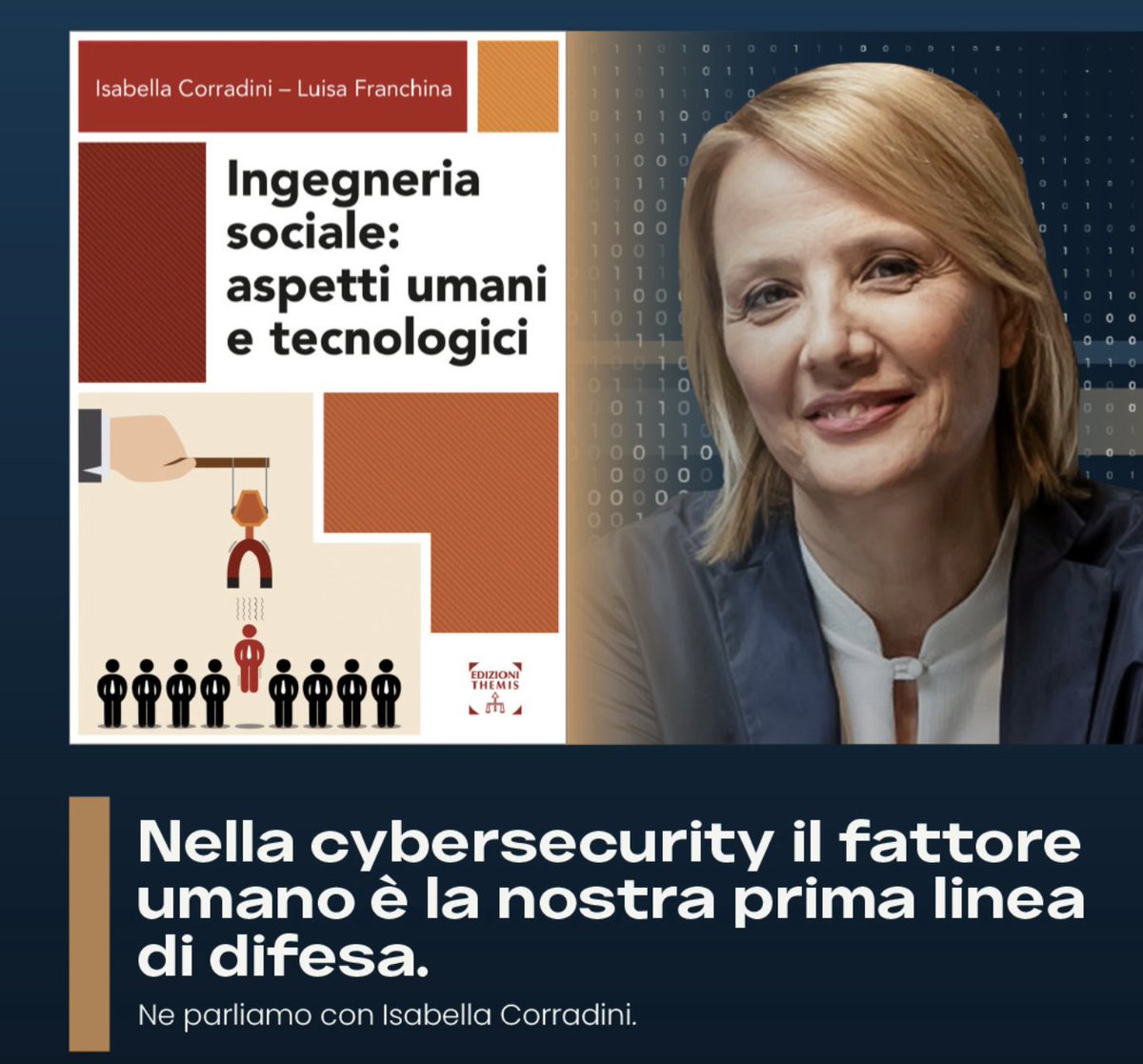 Nel dibattito sulla sicurezza informatica, spesso si parla di tecnologia e sistemi, dimenticando il ruolo cruciale delle persone. Mia intervista su come #fattoreumano e #culturaorganizzativa possono diventare risorsa strategica #CyberSecurity hermesbay.com/fattore-umano-…