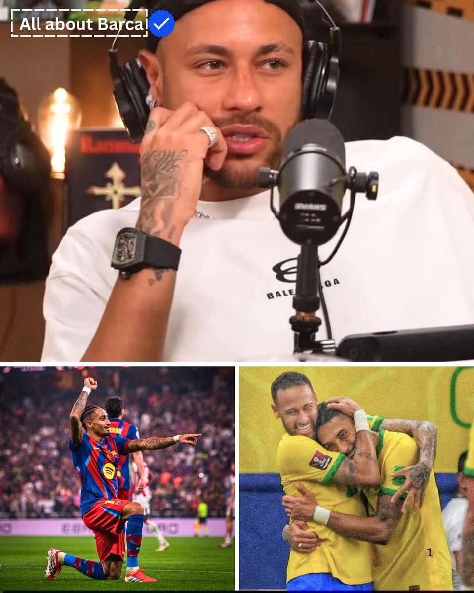 MrWills96's tweet image. 🚨🎙️Neymar Jr."Raphinha is showing the world what we Brazilians already knew. To lead Barça like that in a semi-final isn't just talent it’s greatness. Right now, he isn't just the best at the club; he is the best player in the world. He plays with the soul of a magician and the…