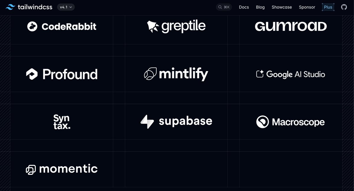 supabase's tweet photo. We are excited to become a Tailwind partner and will continue to support their tremendous contributions to the industry 🚀 https://t.co/uPtFLqnZdy
