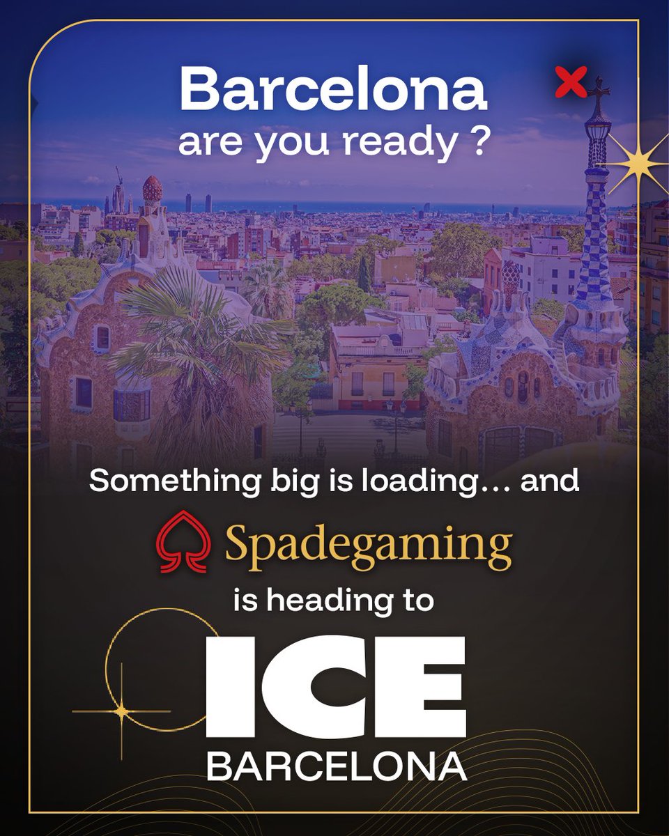 Teaser 1 - Awareness

🌍 Barcelona, are you ready?
Something big is loading… and Spadegaming is heading to ICE Barcelona.
Innovation, creativity, and next-level gaming experiences are about to take the spotlight.
Stay tuned - this is just the beginning. 🚀

#Spadegaming