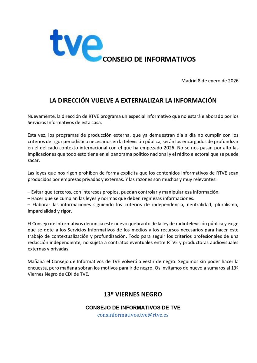 Consejo de Informativos TVE tweet media