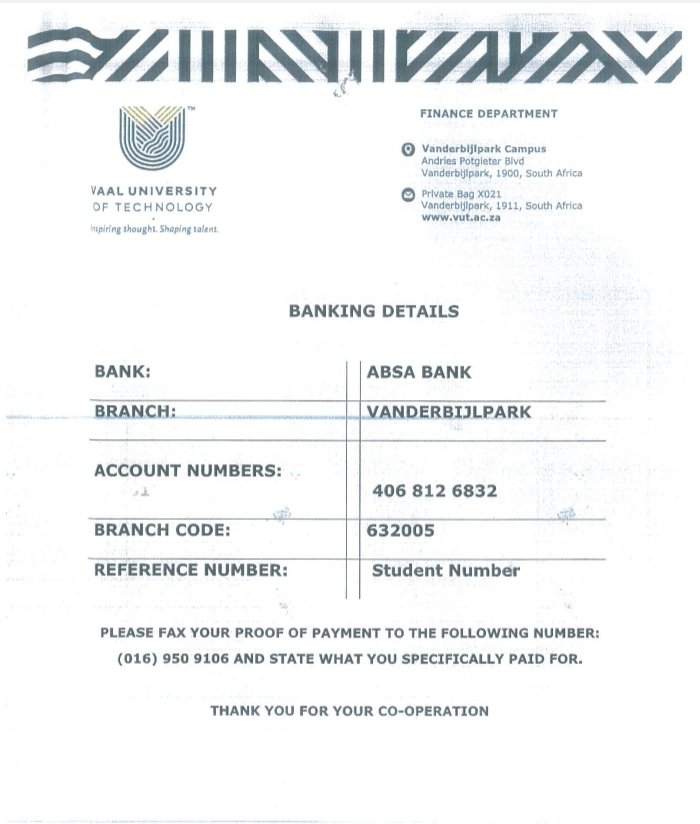 HlobisaZimbini's tweet image. Hey guys, please help me settle my outstanding VUT fees🙏🏿 Any amount will be appreciated, and if you can't contribute, please repost

Reference: 225245646

Thank you🌸