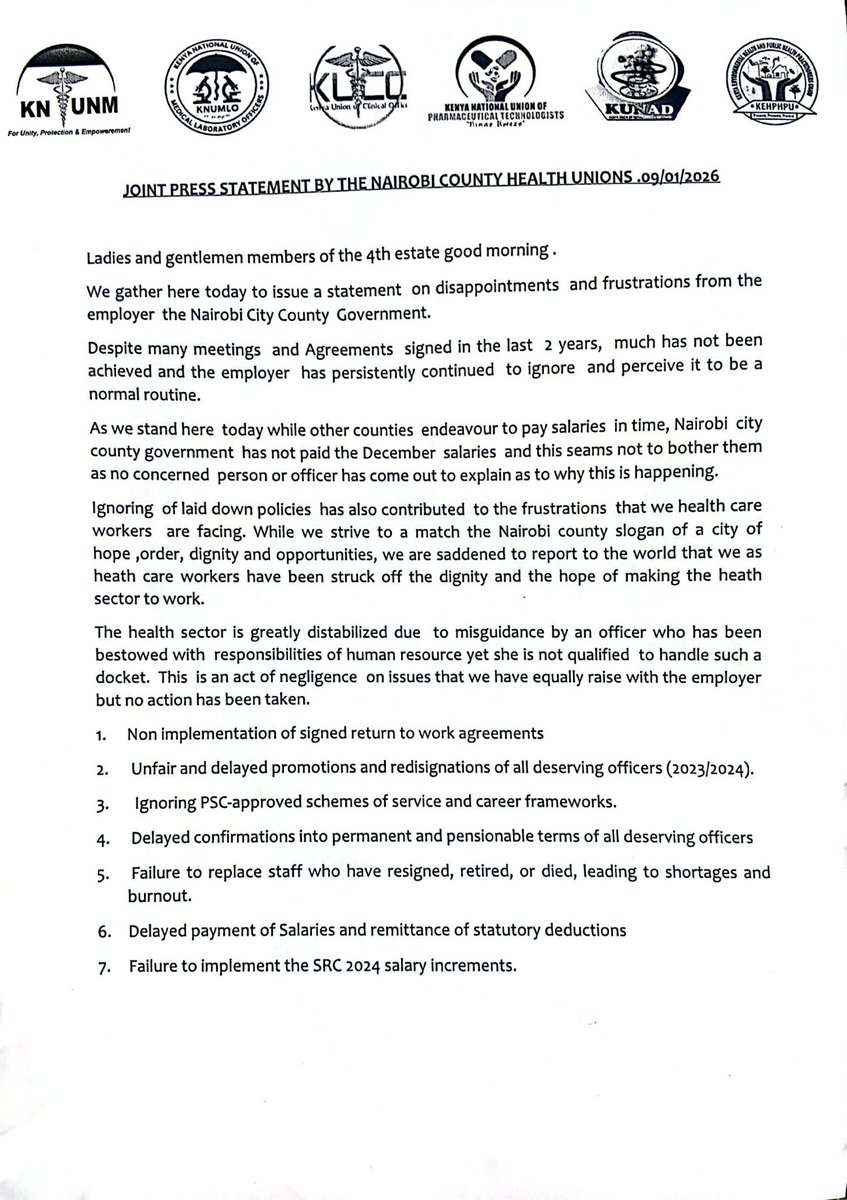 KNUNM-The Voice of a Kenyan Nurse & Midwife tweet media