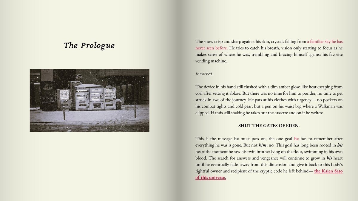 calciumsulfate_'s tweet image. ㅤ

《 𝑫𝒐 𝑵𝒐𝒕 𝑮𝒐 𝑮𝒆𝒏𝒕𝒍𝒆 𝑰𝒏𝒕𝒐 𝑻𝒉𝒂𝒕 𝑮𝒐𝒐𝒅 𝑵𝒊𝒈𝒉𝒕。 》
— 序文
ㅤ