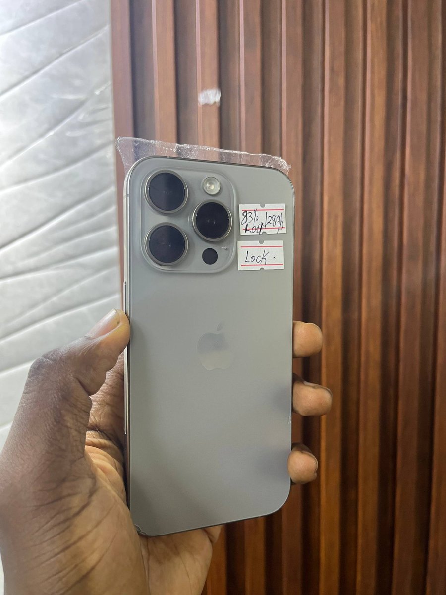 OLIMEGADGETS's tweet image. iPhone 15 Pro LOCKED
128GB
650k