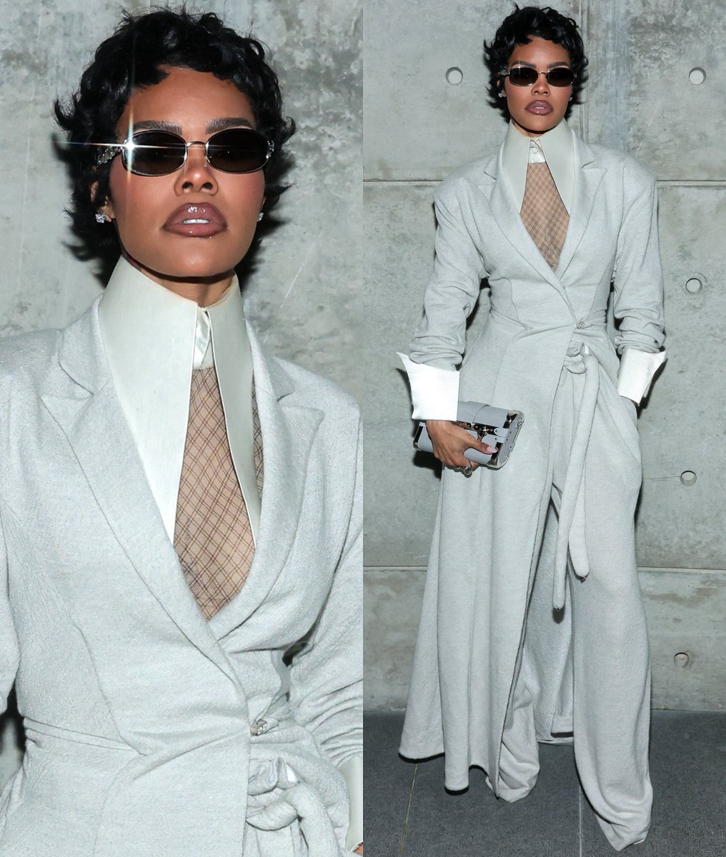 _filmcrave's tweet image. Teyana Taylor attends Louis Vuitton and W Magazine’s intimate Awards season dinner. 📷