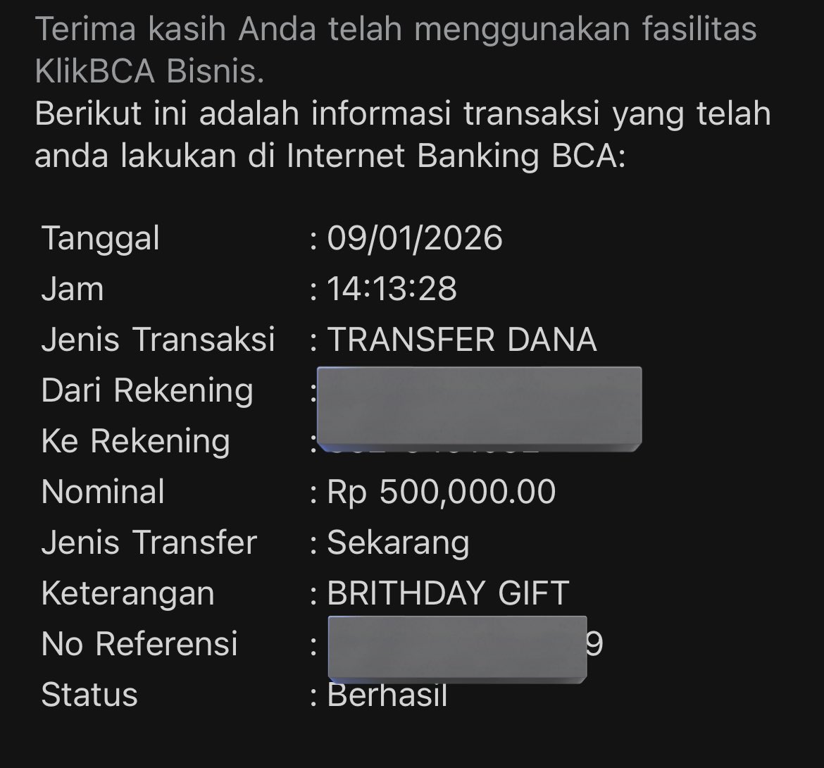 Setiap karyawan disini mendapatkan 1 hari cuti ulang tahun dan gift kecil.
Sederhana, tapi itu tanda kamu berarti.

Karena bagi ku menghargai manusia adalah fondasi dari membangun perusahaan.

*maaf typo🙏🏻