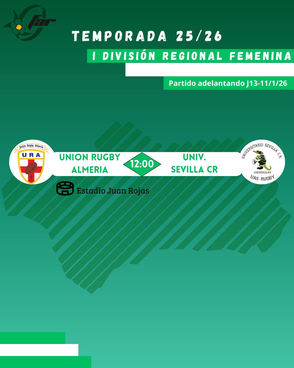 |𝗛𝗼𝗿𝗮𝗿𝗶𝗼𝘀 𝗰𝗼𝗺𝗽𝗲𝘁𝗶𝗰𝗶𝗼𝗻𝗲𝘀|

¡Vuelve la competición!
Consulta los horarios para las diferentes competiciones que tendrán lugar este fin de semana.

🏆Tenemos los partidos de Semifinales de final de la Copa FAR de M18 y M16.