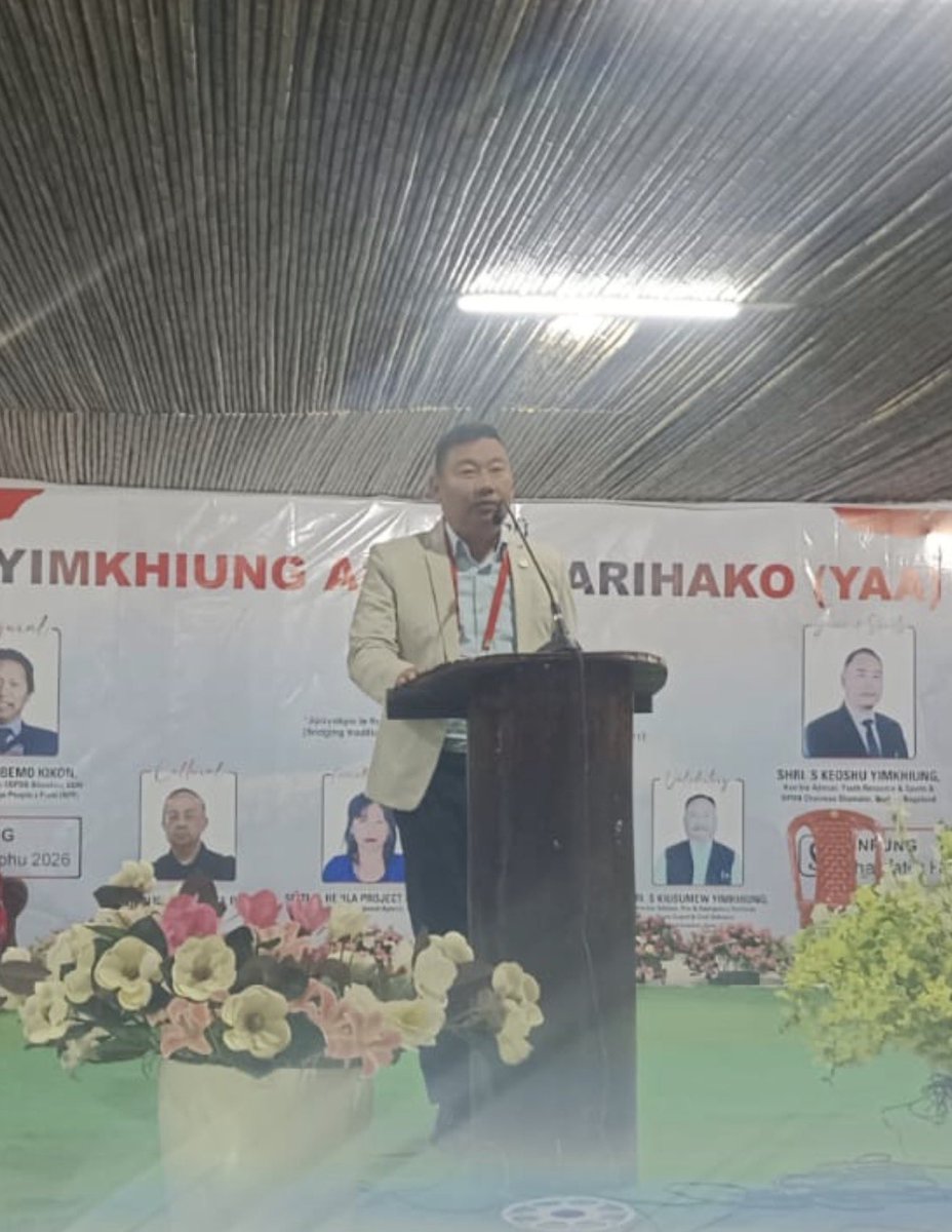 Obed_Quinker's tweet photo. Happy to address the 60th General Conference of the Yimkhiung Akherü Arihako (YAA). https://t.co/YD7UQt9m0O
