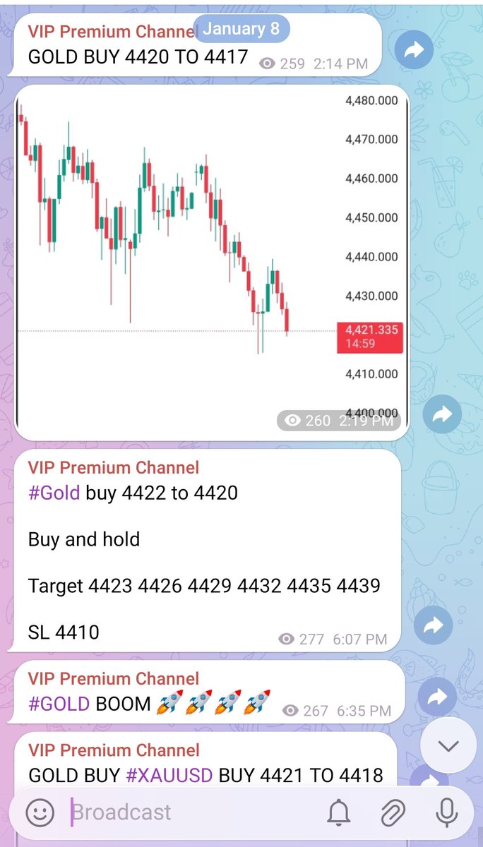 cryptotrading7's tweet photo. Yesterday Performance

Yesterday we have 7 Signals in Vip check the screenshot send here

First signal profit 80 pips 4438 to 4446.6 profit 80 pips

Second signal 4439 AM was SL hit loss 120 pips

Third Signal gave on 4420 went to 4439.6 , profit 200 pips https://t.co/lAlXvfLx3M