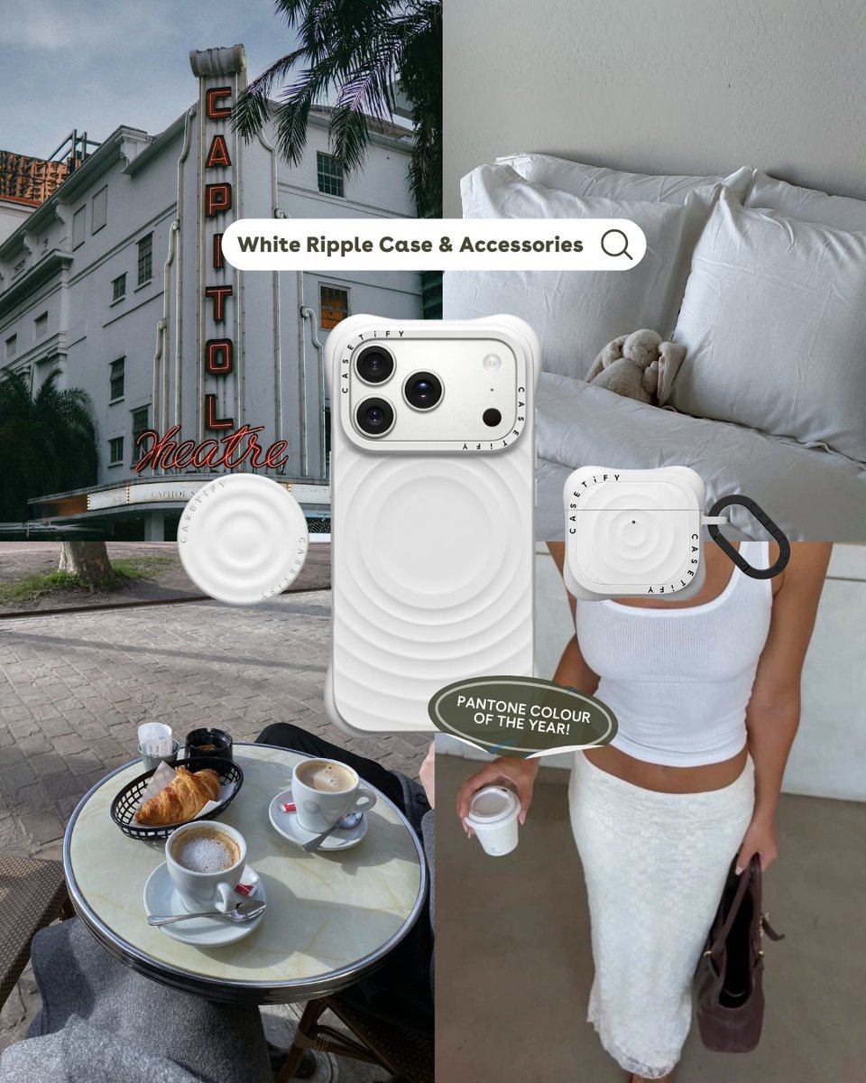 合わせる服を選ばず、ポイントにもなるウェーブ シリコンケース💘 みんなはどのカラーが好き？👀❣️👉https://t.co/VlCxmaSh7n  #CASETiFY #EssentialsByCASETiFY